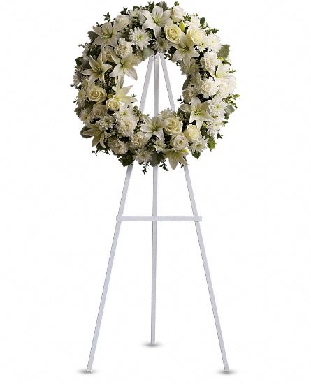 Image of Flowers or flower product titled Serenity Wreath